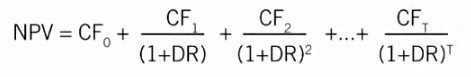 NPV formula